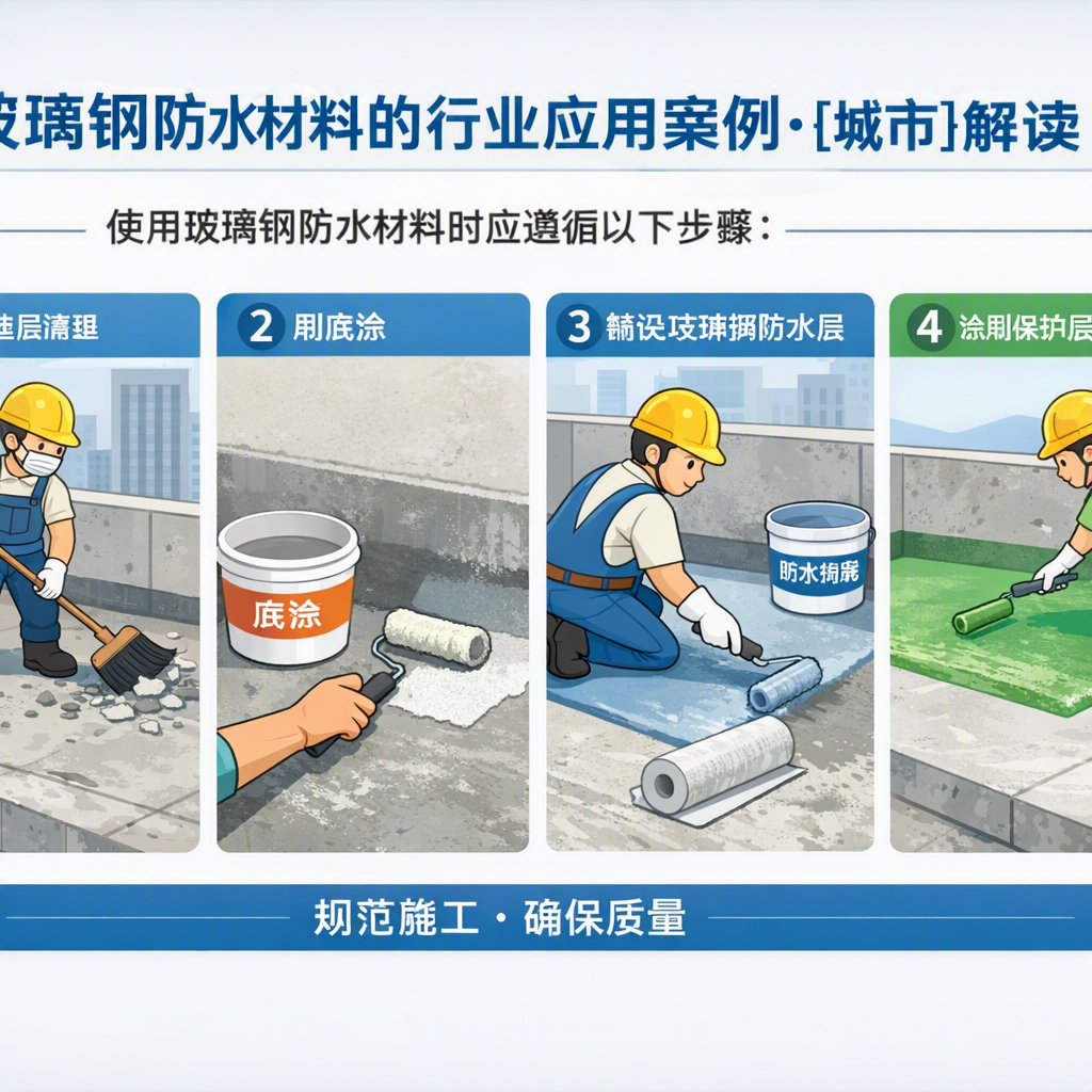 玻璃钢防水材料的行业应用案例，佳木斯解读