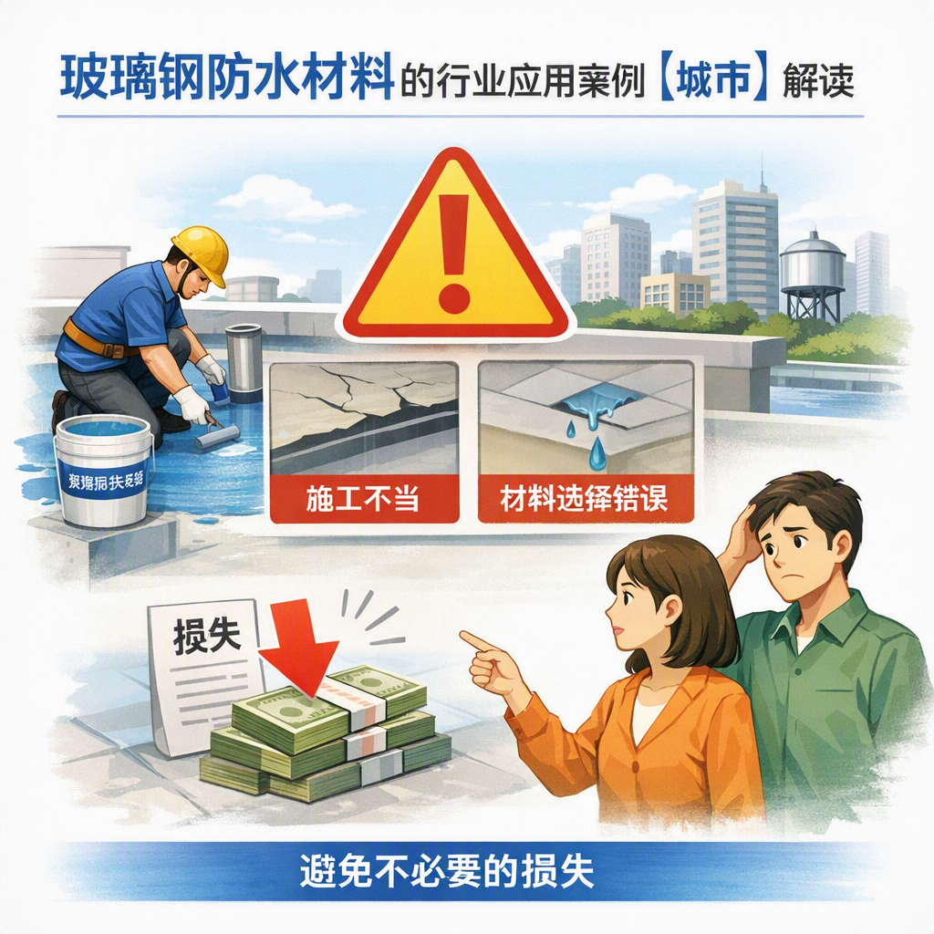 玻璃钢防水材料的行业应用案例，佳木斯解读